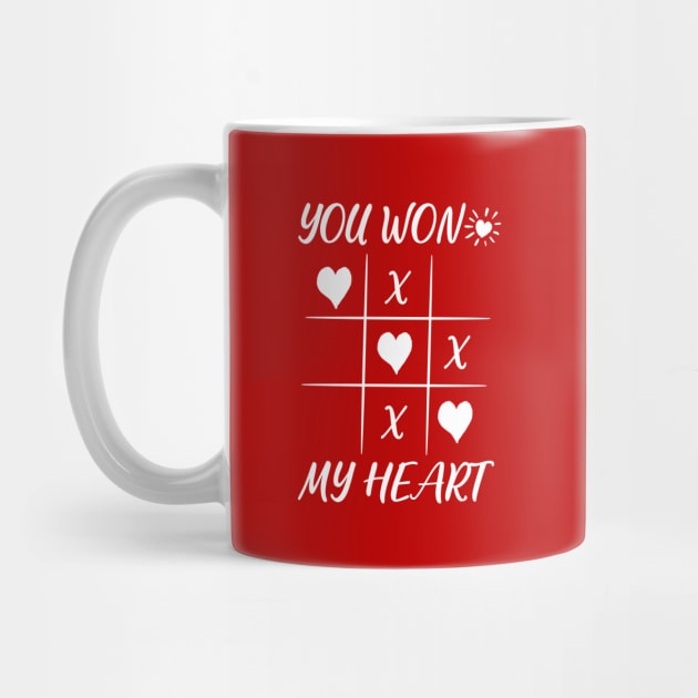 You Won My Heart Love Valentine by TayaDesign